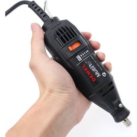 Trade Shop - Amoladora Taladro Drimel Multipro 130 Watt Mini Multiusos Multifuncion - (1/5)