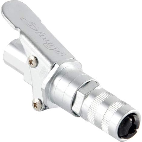 S-giant Coupler G pour Pompe à Graisse - Embout spécial pour cône - pour Pistolet à Graisse - Embout de préhension hydraulique de sécurité pour graisseurs Coniques - Facile à Mettre et à enlever. (1/5)