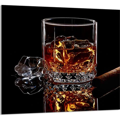 Panneau de verre POUR la cuisine 65x60 Whiskey (1/5)