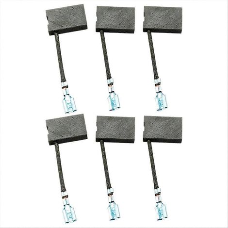 Disque à tronçonner Balai de Charbon pour Outil Électrique, Pièce de Rechange Compatible Moteur, Brosse de Contact Haute Durabilité, Kit de Remplacement pour Scie à Onglet (1/5)