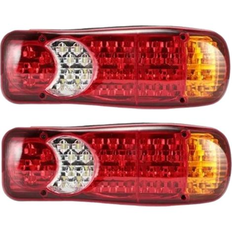 Feux arrière à LED, conception étanche, compatibilité polyvalente, 24V-2PCS (1/2)