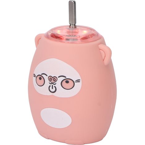 Brosse à dents électrique en U pour enfants, blanchiment automatique, massage des gencives, hygiène bucco-dentaire, sans tête de rechange, rose, pour petits et ados. (1/5)