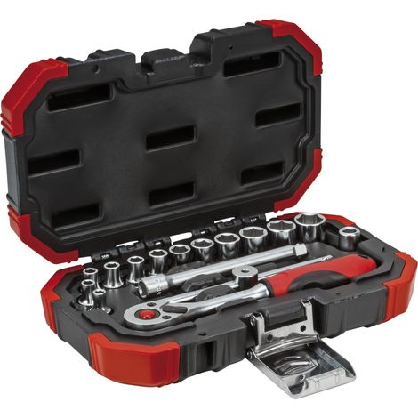 Gedore Red Juego de 16 llaves de vaso rojas