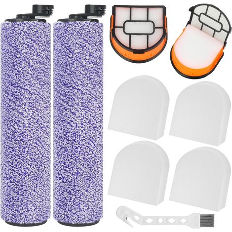Kit spazzola a rullo e filtro per aspirapolvere Shark AW201 WD201 con 2 spazzole a rullo + 2 filtri + 4 schiume filtranti + 1 spazzola di pulizia (1/5)