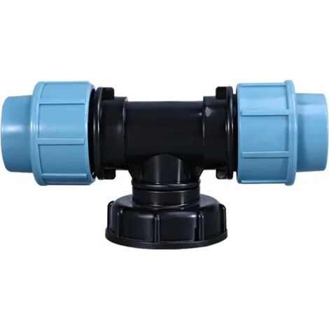 Adattatore per serbatoio 1 1/2 3/4" raccordo filettato grosso gomito connettore uscita dritta plastica 1 pz (raccordo a T – DN15 (20MM)) (1/4)