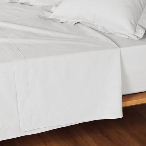 Flachlaken douceur dinterieur Lina weiß 180x290 Baumwolle