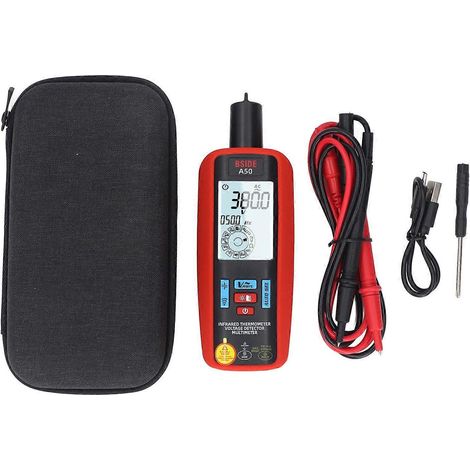 Stylo multimètre numérique, thermomètre infrarouge intelligent, détecteur de tension, capacimètre et ampèremètre