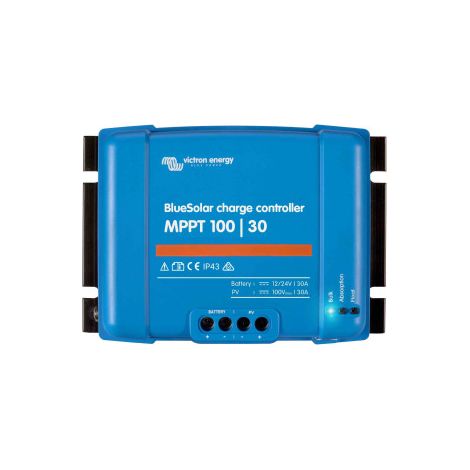 Régulateur de charge solaire MPPT 30A 440W – Tension automatique pour batteries 12V/24V – Système Battery Life optimisé – Victron Energy