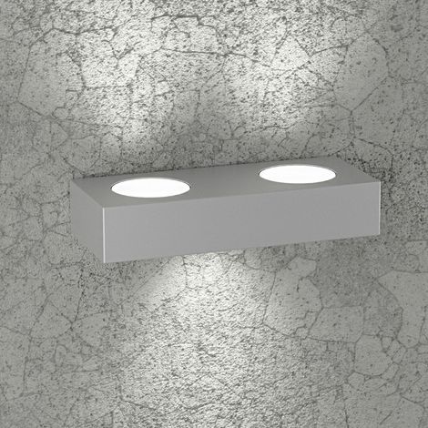 Applique Moderno Beaside Metallo Grigio 3 Luci Gx53 (1/5)