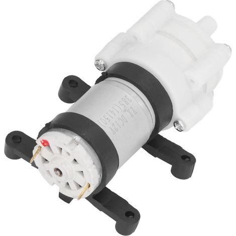 Pompe à eau 12V CC auto-amorçante à membrane pour maison moteur 385 support PVC hauteur 3 m (1/5)