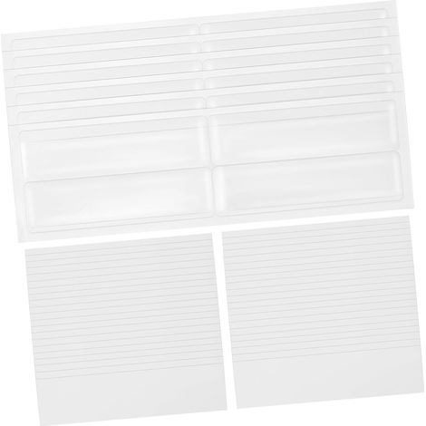 Porte tiquettes Autocollants Transparent Avec Papier (1/5)