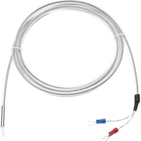 PTFE-Thermoelement Typ K, 2-adrig, wasserdicht, korrosionsbeständig