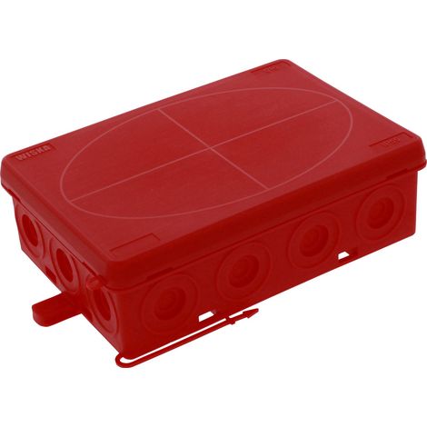 Wiska 10109600 Abzweigkasten (L x B x H) 125 x 86 x 41 mm Rot IP55 1 St.