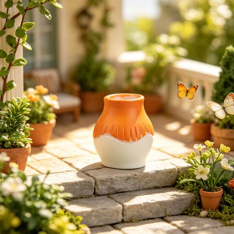 Mini vase décoratif style tendance, petit contenant créatif pour fleurs artificielles, décoration de table et maison, accessoire DIY pour composition florale et mini jardin 2pcs (1/5)
