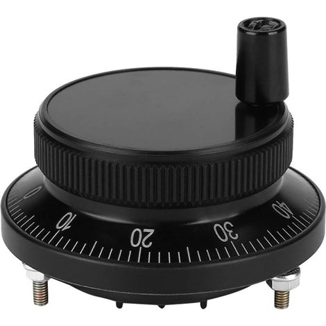 Encodeur à impulsions à volant 5 V 60 mm pour commande manuelle de fraiseuse et routeur pour système CNC (noir) (1/5)
