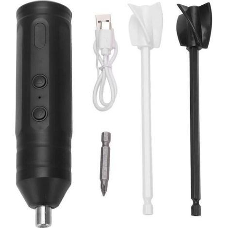 Mélangeur de résine époxy - - Modèle X1 - Sans fil - 4 lames - Batterie lithium-ion 1200 mAh (1/3)