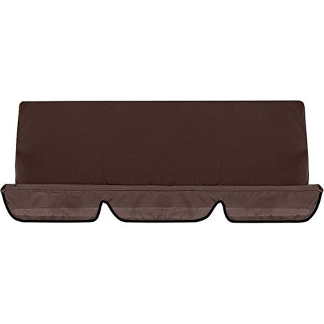 Housse de rechange pour balancelle de jardin, résistante aux UV, imperméable, anti-poussière, marron, 150 cm (1/3)
