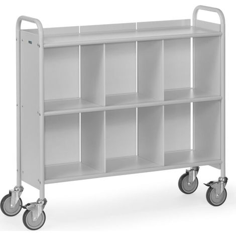 fetra Chariot de bureau 4878 - charge max. 150kg Pneus TPE (1/3)
