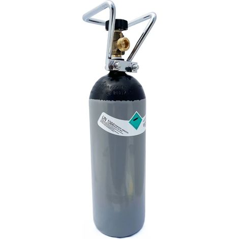 Stickstoffflasche 2 l, mit Flaschencage (1/5)