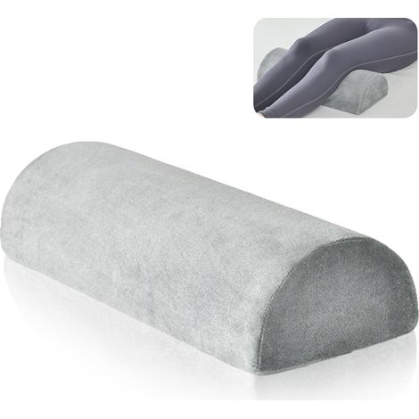 Cuscino ortopedico in memory foam a mezzaluna per l'elevazione delle gambe, cuscino sotto le ginocchia, cuscino per chi dorme di lato, supporto lombare post-operatorio.