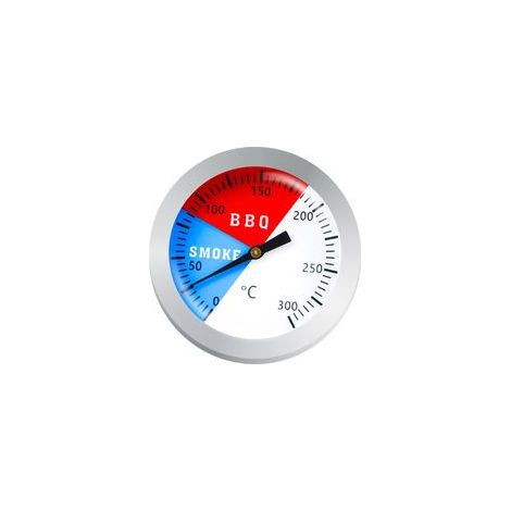Thermomètre de barbecue en acier inoxydable noir, sonde pour une utilisation en extérieur et en cuisine (1/2)