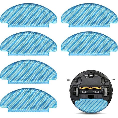 6-Piece Cleaning Cloth Set for Deebot N8, Washable and Reusable Mop Pads for Ecovacs Deebot T8, Replacement Cloths (1/5)