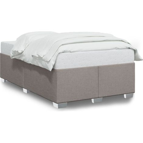 Maison Exclusive - Giroletto senza Materasso Tortora 120x200 cm Tessuto (1/5)