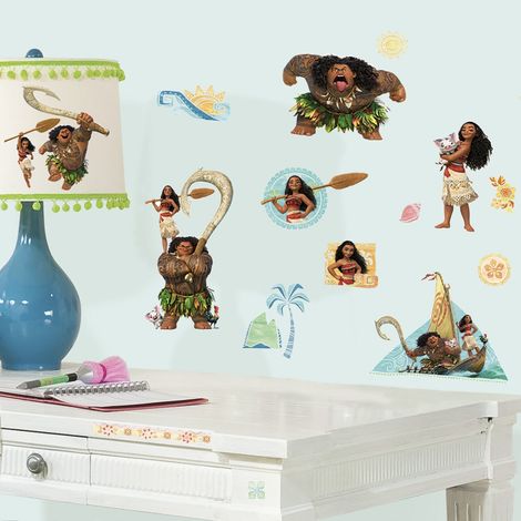 25 Stickers géants Vaiana Disney (1/4)