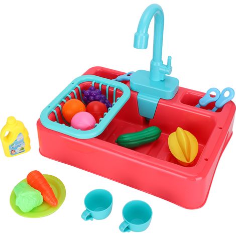 Baignoire multifonctionnelle pour oiseaux de compagnie, douche automatique pour perroquet avec jouet (rose) (1/5)