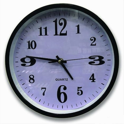 MaxTech - Orologio Da Parete Tondo Movimento Al Quarzo Accessorio Decorazione Arredo Casa - (1/2)