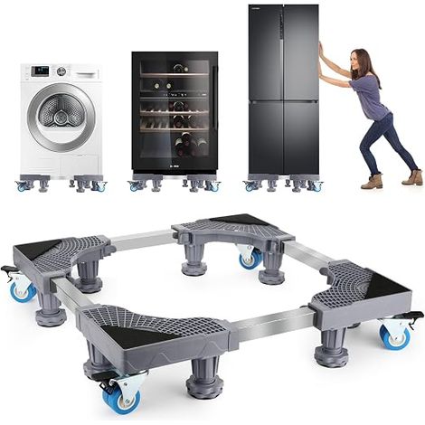 Base de Réfrigérateur Machine à Laver,8 pieds (réglable: 42-65 cm) (1/5)