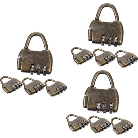 Lot de 12 cadenas à combinaison antiques style rétro pour (1/5)