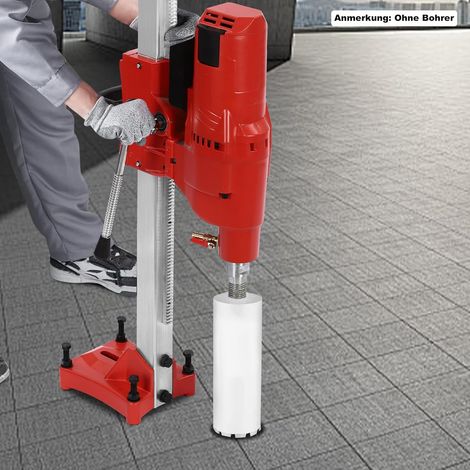 Carotteuse diamantée 220 V 4250 W 580 tr/min - Diamètre de foret le plus grand : 255 mm - Alésage le plus profond : 1 m