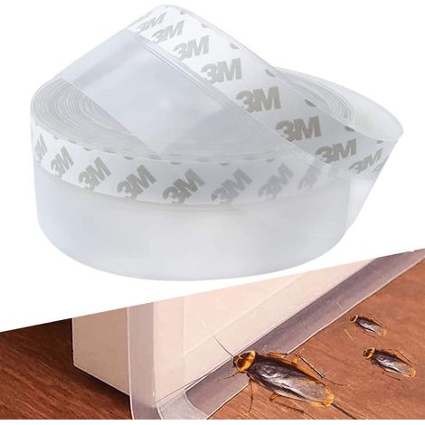 10m×45mm Bande Etancheite Autocollante, Joint Fenetre Isolation, pour Isolant Porte Fenêtre, Insonorisant, Résistant aux Intempéries, Imperméable, Anti-insectes (1/5)