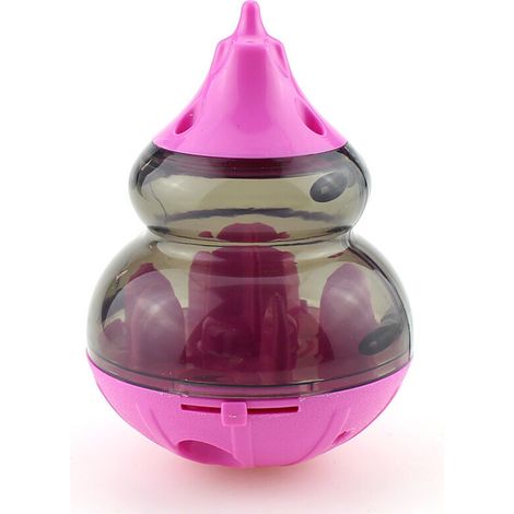 Jouet interactif pour chien avec lumière clignotante et nourriture qui fuit, distributeur de nourriture pour chiots et chats, boule de puzzle, mangeoire lente, jouets pour friandises (1/5)
