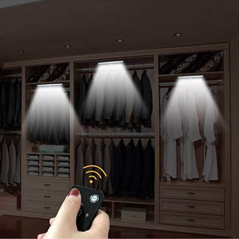 Bande lumineuse magnétique à 10 LED avec télécommande, fonction minuterie et luminosité réglable  convient pour la maintenance, la lecture, l’évaluation de bijoux, etc. (1/5)