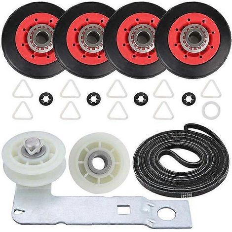 Reparatursatz für Wäschetrockner 4392067 und Spannrolle W10837240, Umlenkrolle 279640 (1/5)