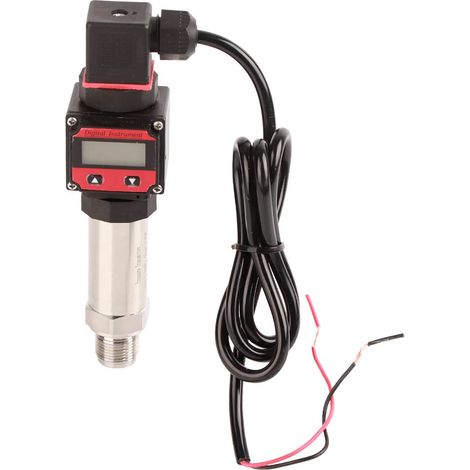 Capteur de pression à diffusion silicone, transmetteur numérique LCD haute précision, 24V CC, 4‑20mA, 0‑500Kpa (1/5)