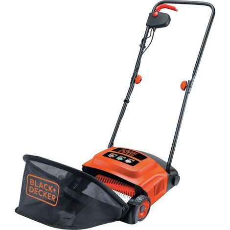 BLACK+ DEKER ARIEGGIATORE - Larghezza Raccolta 30 cm - Potenza 600 W - 3 Altezze di Raccolta. GD300-QS (1/3)