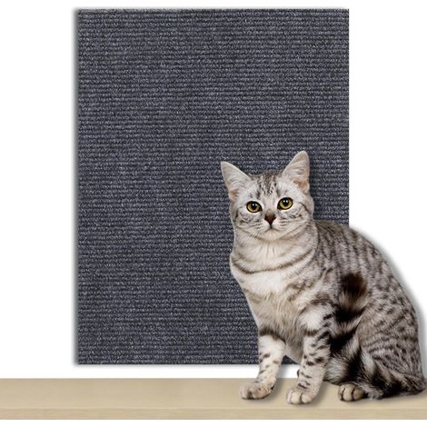 Katzenkratzmatte 100 x 40 cm – Rutschfest, waschbar und strapazierfähig – Schützt Möbel und bietet Katzen Unterhaltung – Luxuriöser Katzenkratzbaum