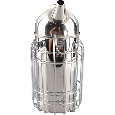 Émetteur de fumée pour abeilles électrique avec couvercle thermique, outil apicole en acier inoxydable, dôme anti-chaleur (1/5)