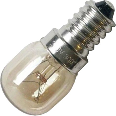 SOS Accessoire Lampe E14 25W (lot de 2 pièces) pour Réfrigérateur, congélateur 00188204, 00420861 AEG, ARISTON HOTPOINT, ARTHUR MARTIN ELECTROLUX, BAU