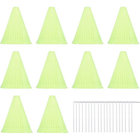 campana da giardino riutilizzabile a forma di cupola, protezione antigelo, alta (1/5)