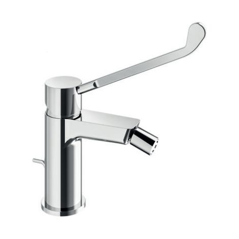 Mezclador monomando de bidé con desagüe 1"1/4 y varilla de control