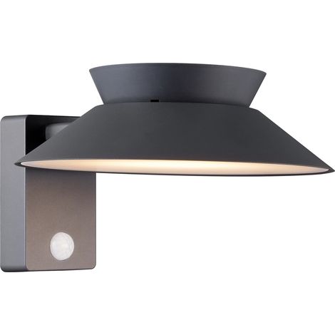 Applique murale JUSTINA Solar Métal Anthracite, H.14.5 - IP44 - SolarLed /Nordlux Extérieur (1/5)