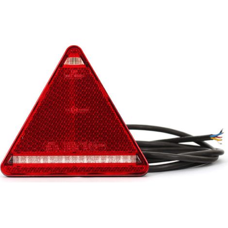 Feu arrière triangle multifonctions à LED droit