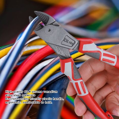 Pince multifonction électricien coupe-câble dénuder outil à main coupe fil 18 cm (1/5)