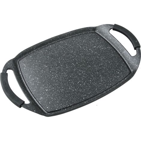 Plancha aluminio fundido piedra lisa 38x28cm