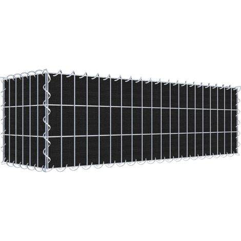 Gabiondeco - Gabion a végétaliser avec toile non-tissée 100 cm x 30 cm x 30 cm (L x H x P). maille 5 cm x 10 cm. spirale - Made in Germany (1/3)