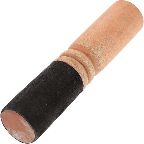 Bâtonnet pour bol chantant de Bouddha, baguette pour bol chantant tibétain-12.5x2.5cm-Black (1/3)
